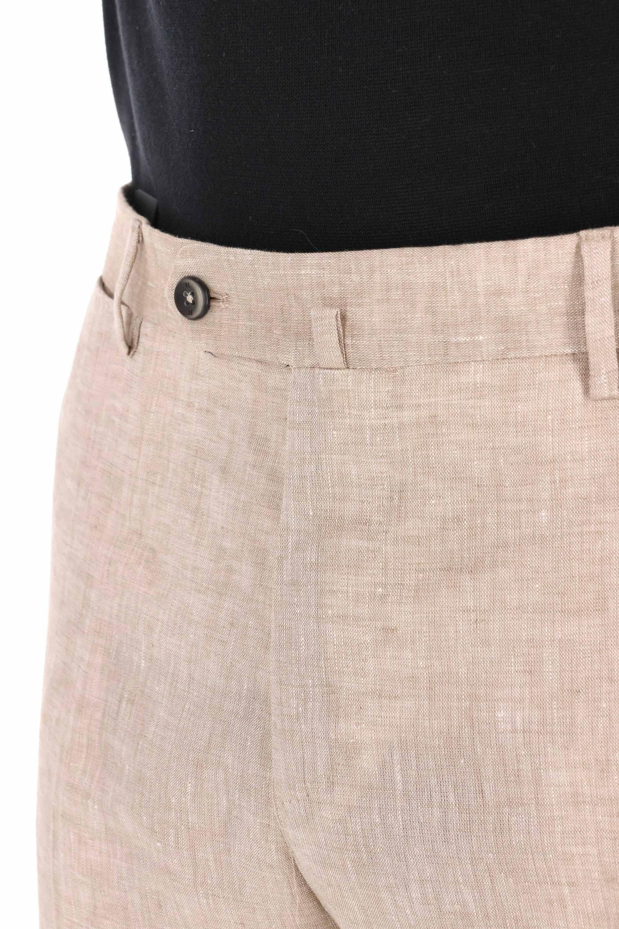 Pantalone in puro lino Slim fit VS01Z00CL1 BB58/2 0030 PT Torino 