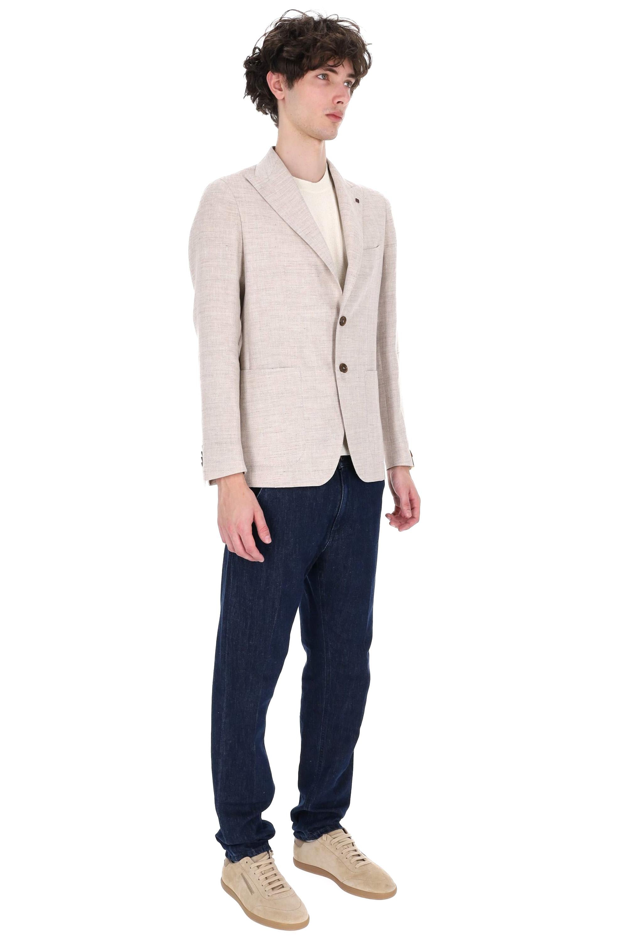 Tagliatore Giacca resca in lino-lana mod. Montecarlo 1SMC26K 520142 EA826 