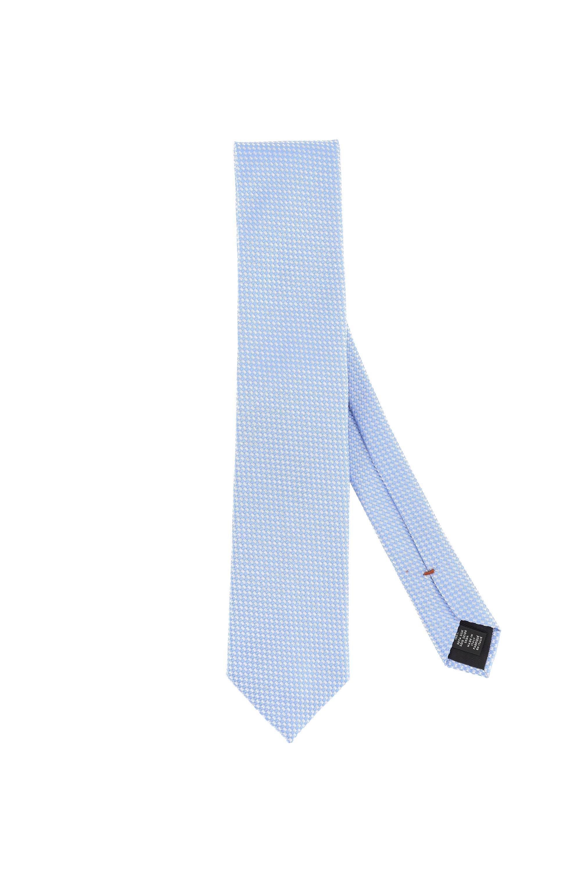 Zegna Cravatta tramata in pura seta Z3E3OTA3-1P8 BL3 