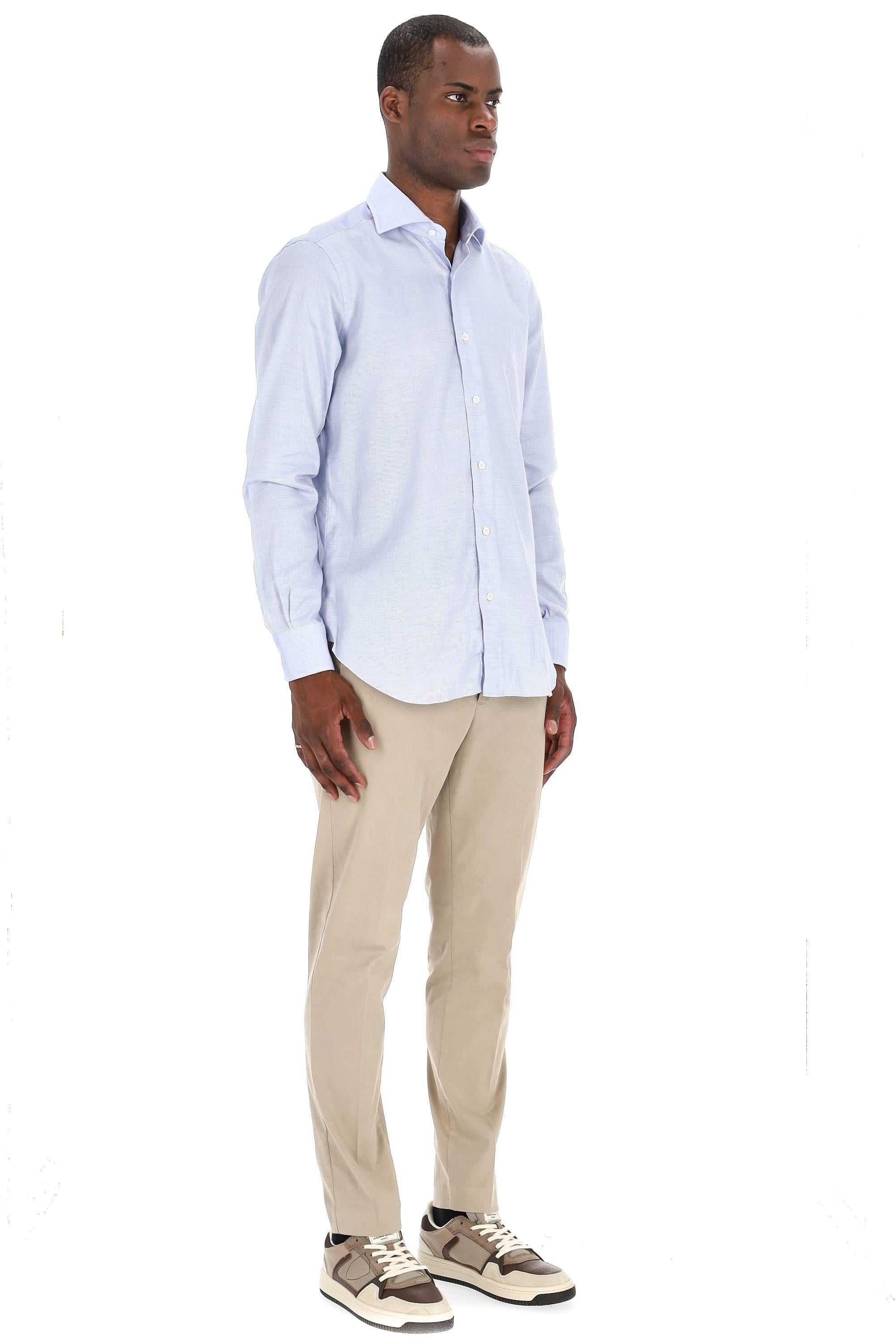 Camicia in cotone tramato linea Culto K1U13P0150104.U 0002 Barba 