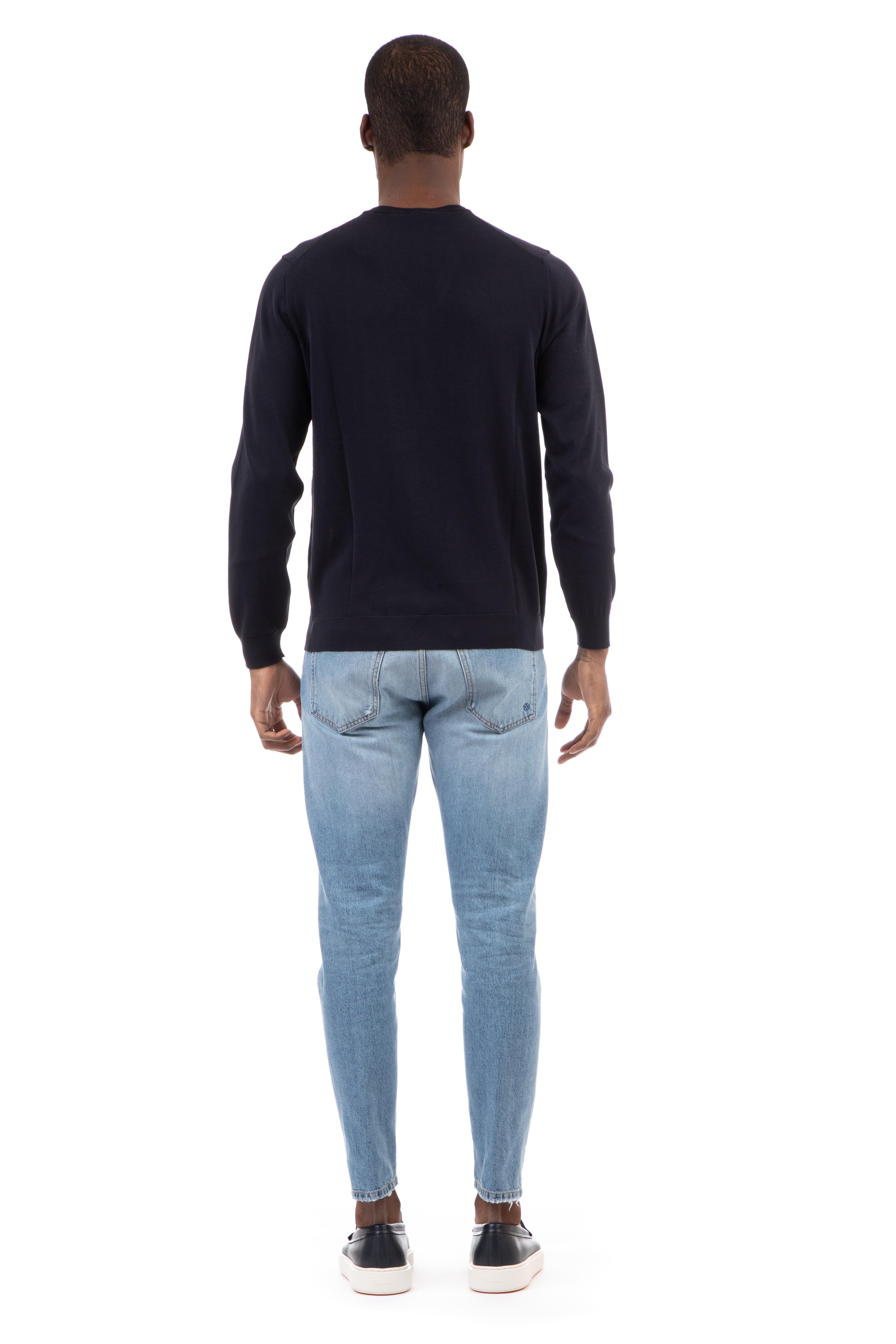 Maglia scollo a v in fine cotone D0GN481 795 Drumohr 