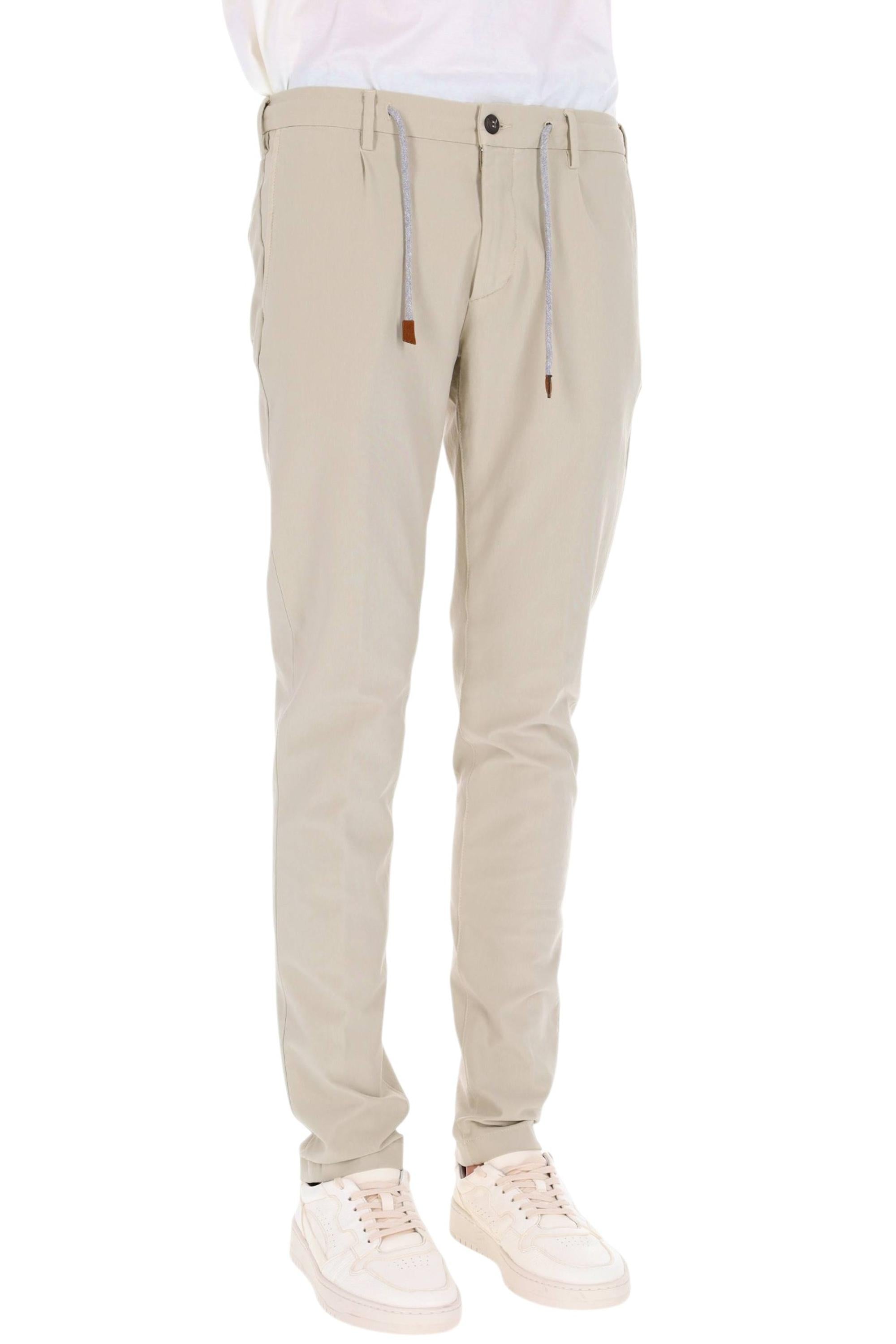 Eleventy Pantalone jogger in cotone e seta X75PANB21 TET0K005 02 