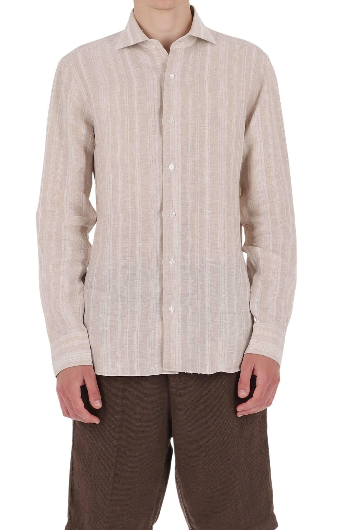 Barba Camicia tramata in lino Dandylilfe LIU13P0154041.R-2 0002 