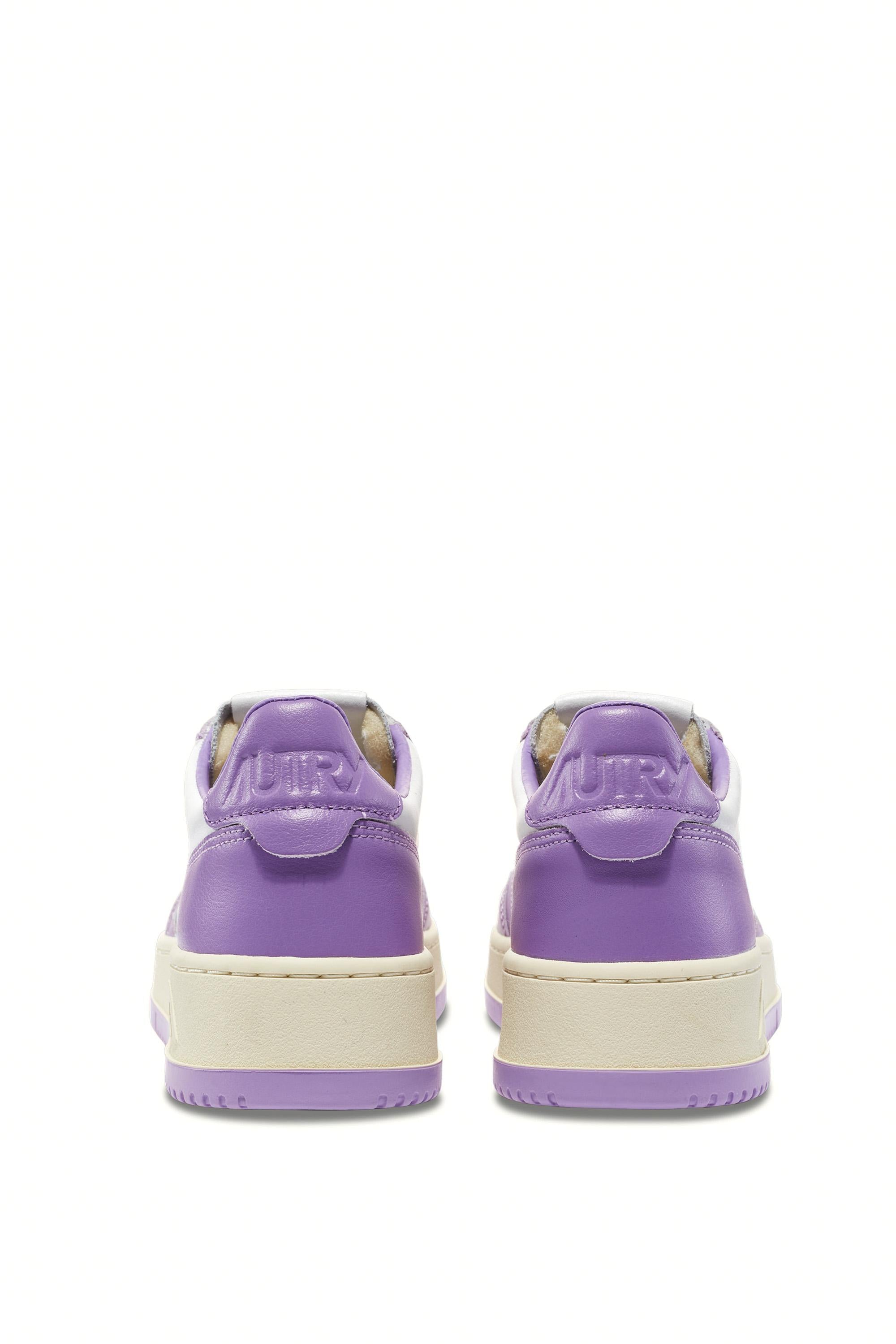 Sneaker donna Medalist bicolor in pelle AULW WB43 WHT/ENG Autry 