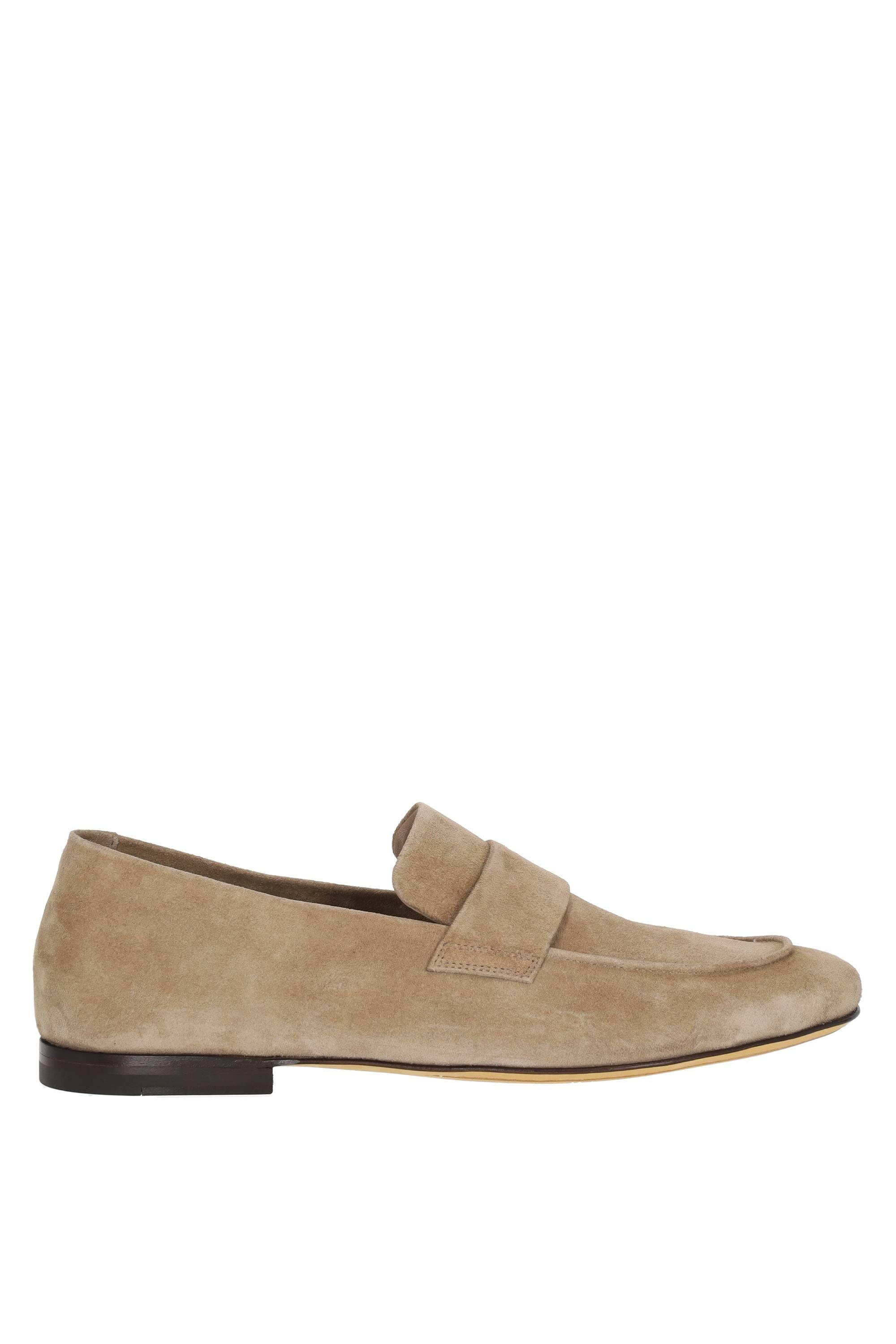 Officine Creative Mocassino in pelle scamosciata mod. Airto 001 OCUAIRT001LIC62F236 ANTILOPE 