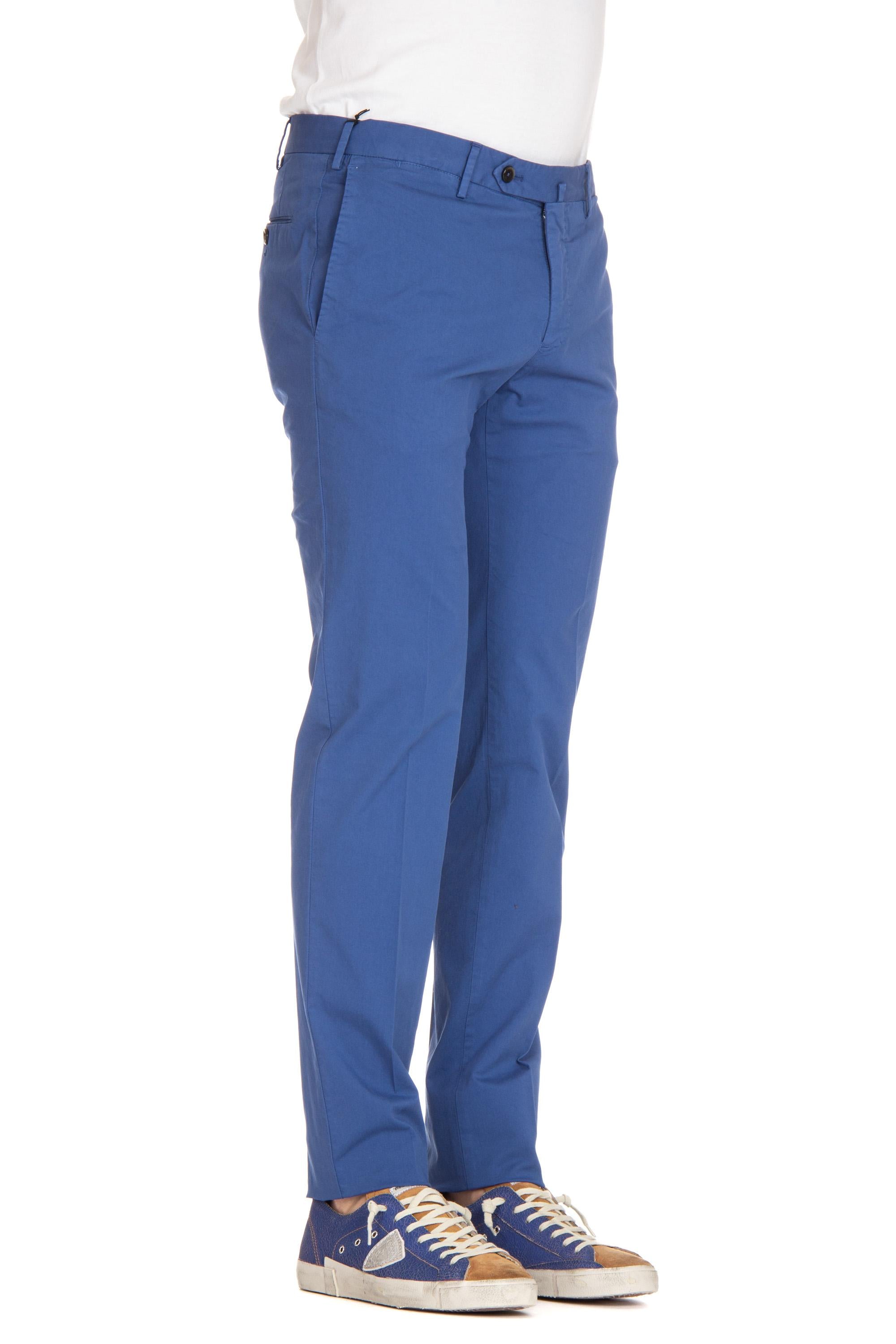Pantalone in gabardina di cotone Super Slim fit DT01Z00CL1 NU35/4 Y342 PT Torino 