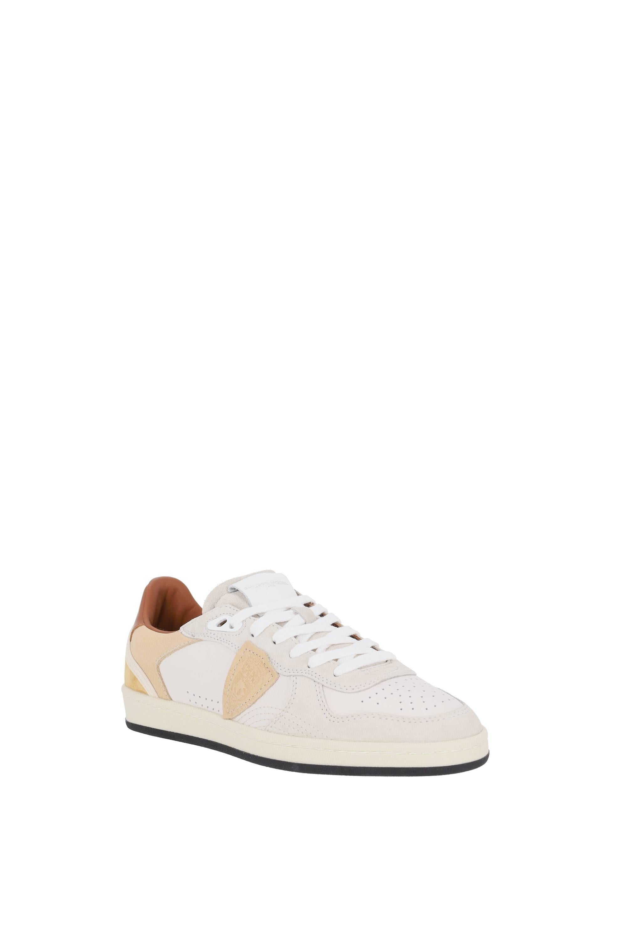 Philippe Model Sneaker in pelle e camoscio talloncino marrone mod. Pigalle PGLU PGAL/5 VD01 