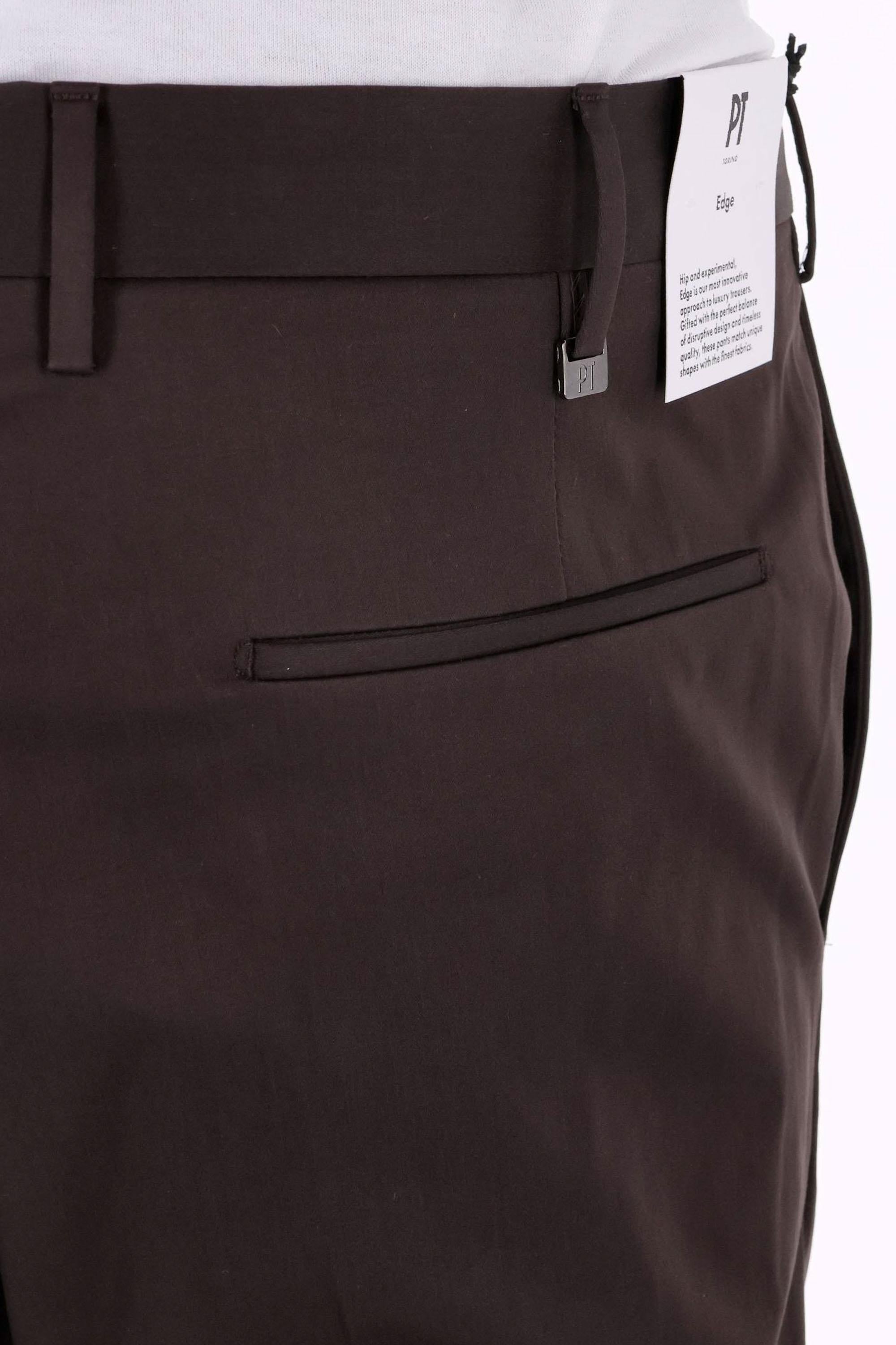 Pantalone in rasatello di cotone mod. Dieci ASX0Z00FWD NU68/3 0190 PT Torino 
