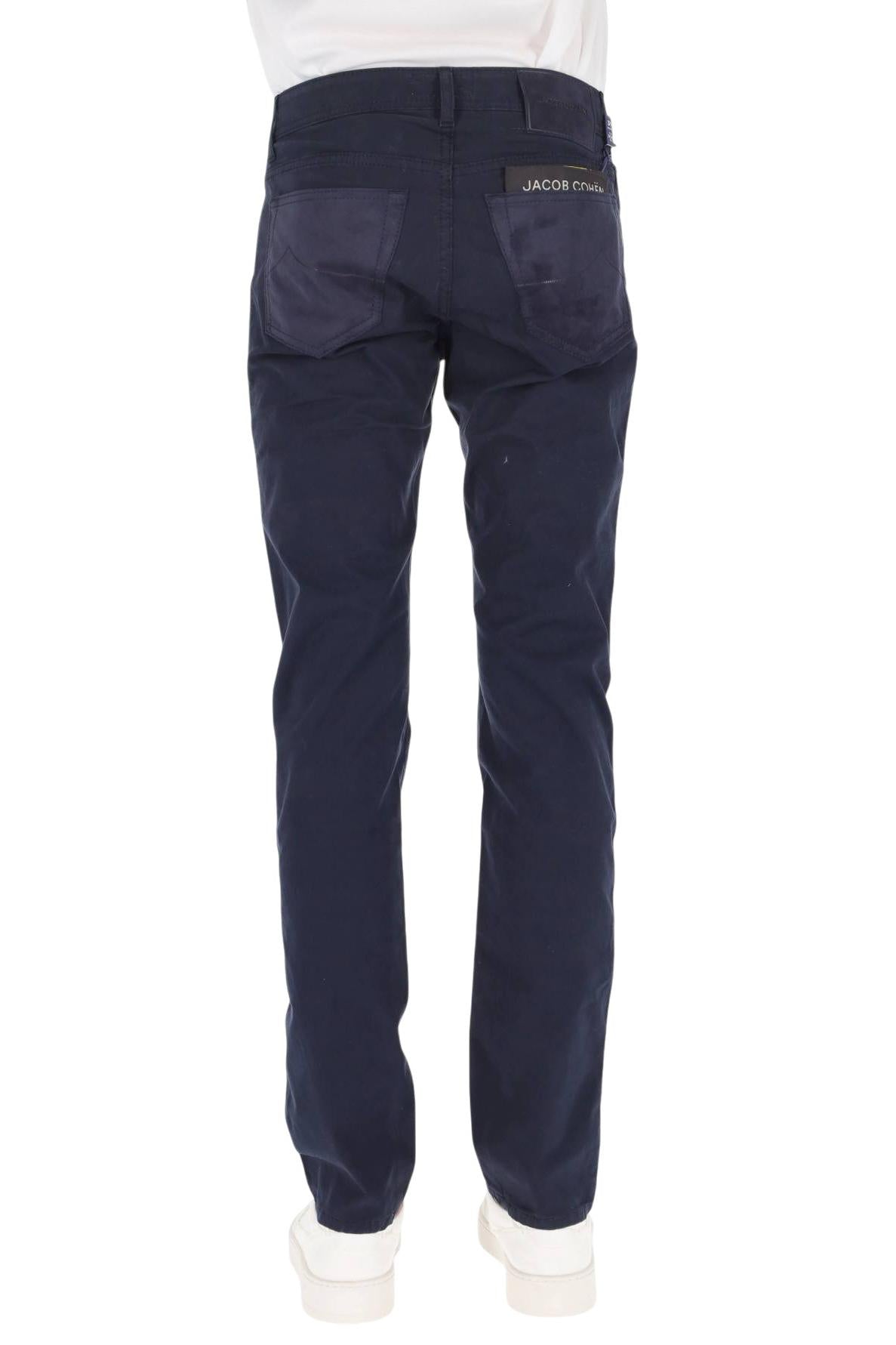 Jacob Cohen 5 tasche color in cotone special con dettagli in alcantara Bard fit QM004-036-S2544 BARD Y99 