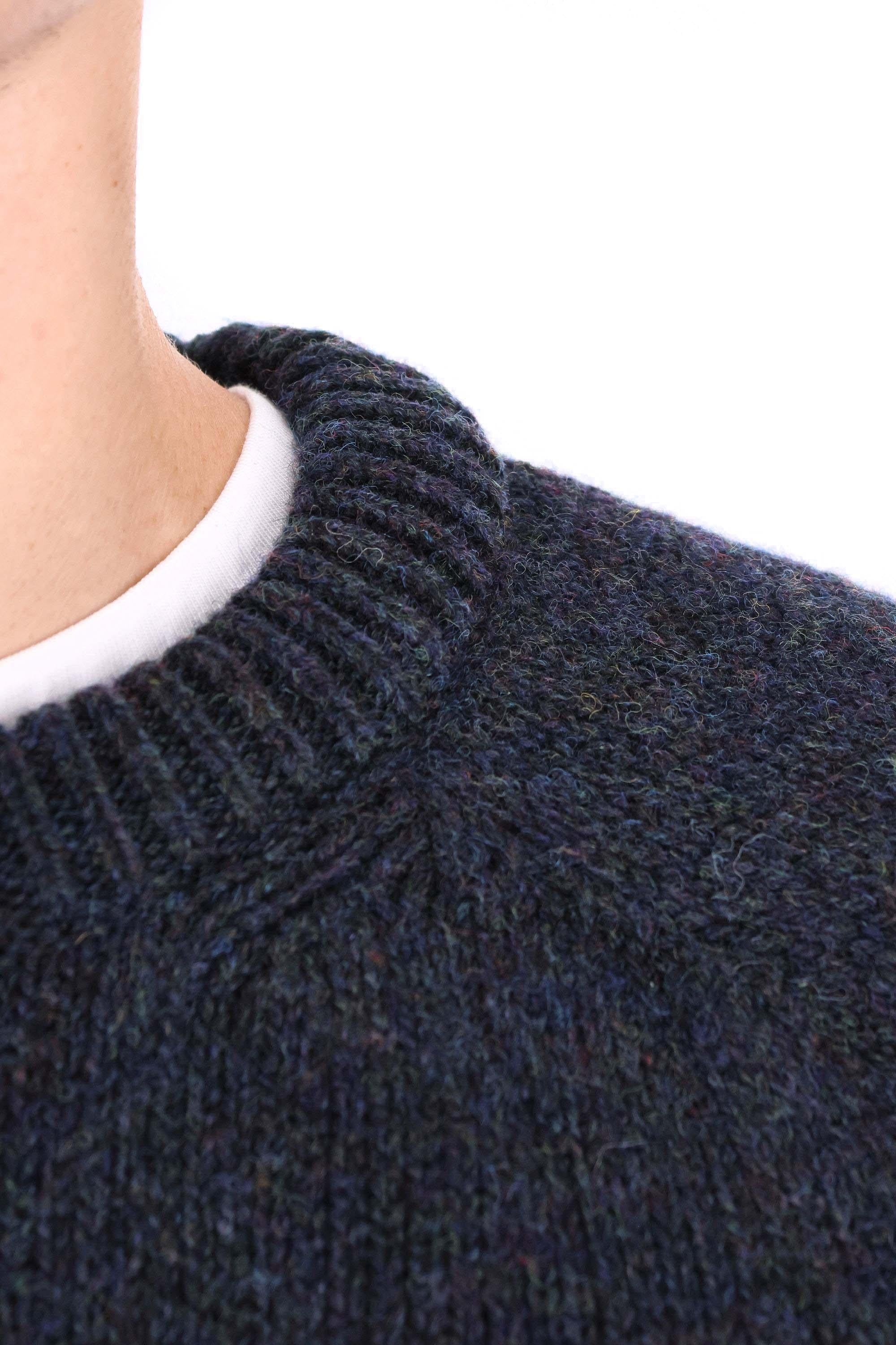 Howlin' Maglia girocollo in lana shetland boxy fit BOXY SPACE KNIT STORM 