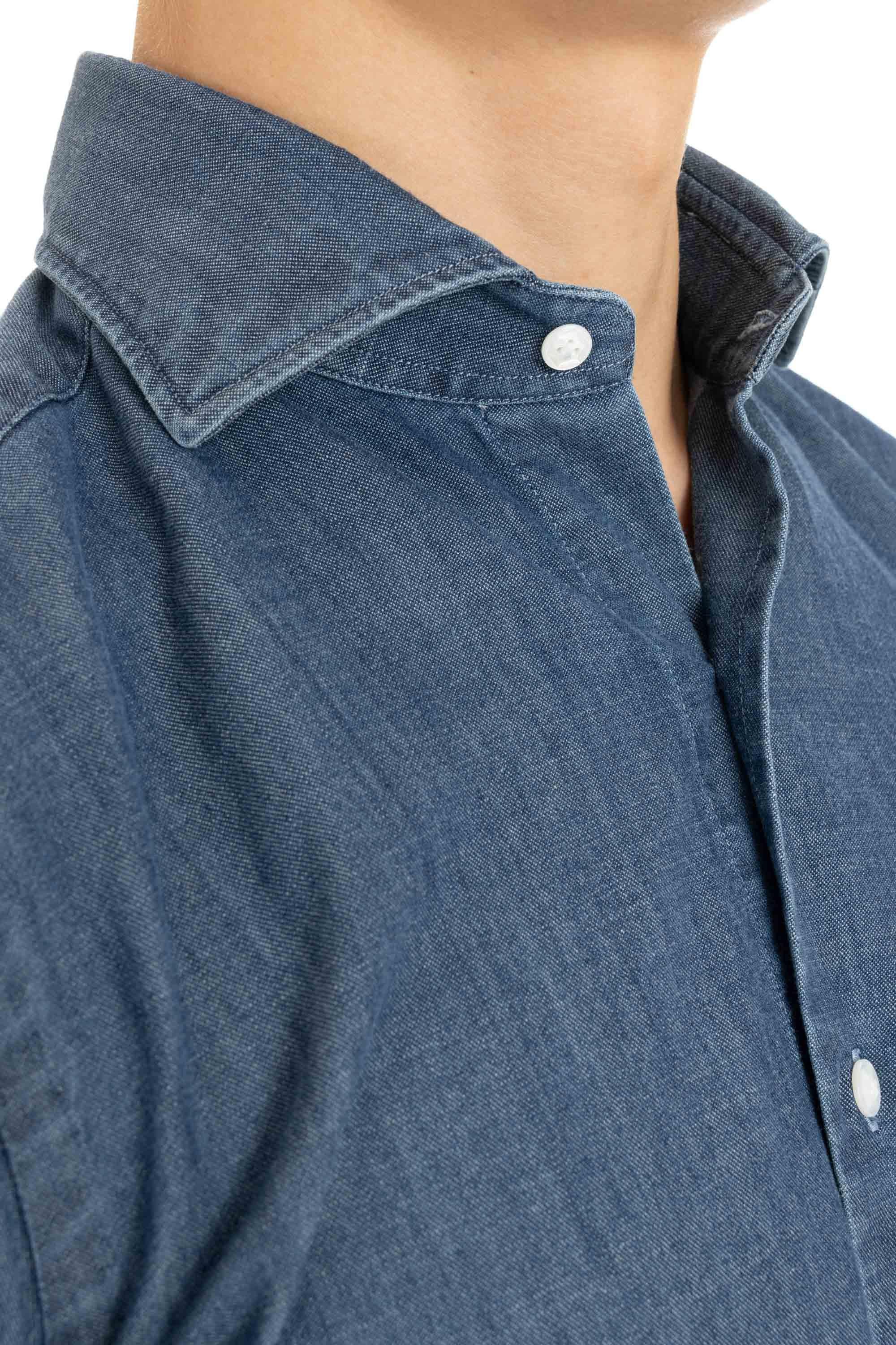 Camicia in denim Etichetta Culto LIU13P0144038.U 0001 Barba 