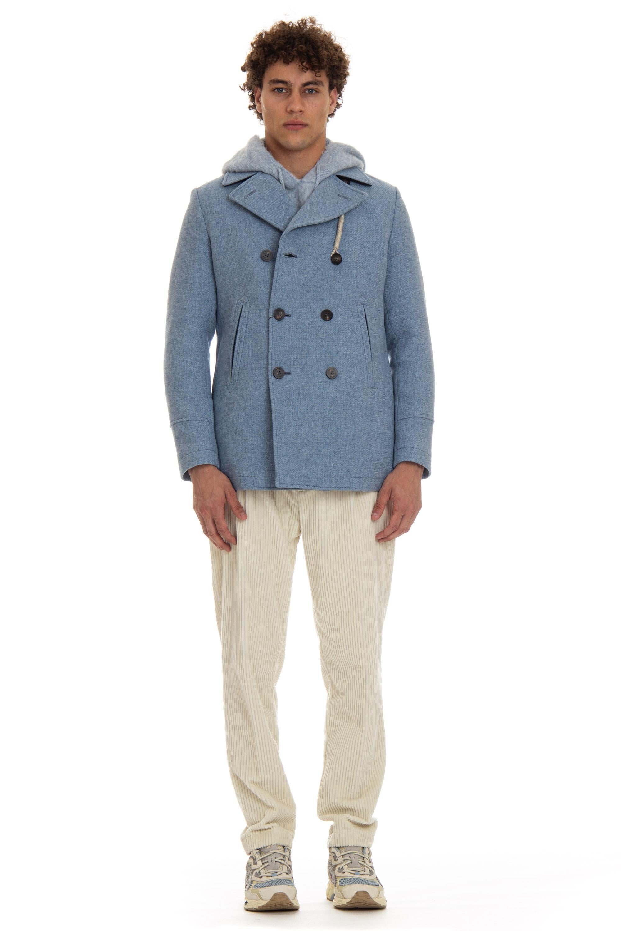 Peacoat in lana con imbottitura Air-Warm PEACOAT ISLAND/6 S AA1 Camplin 