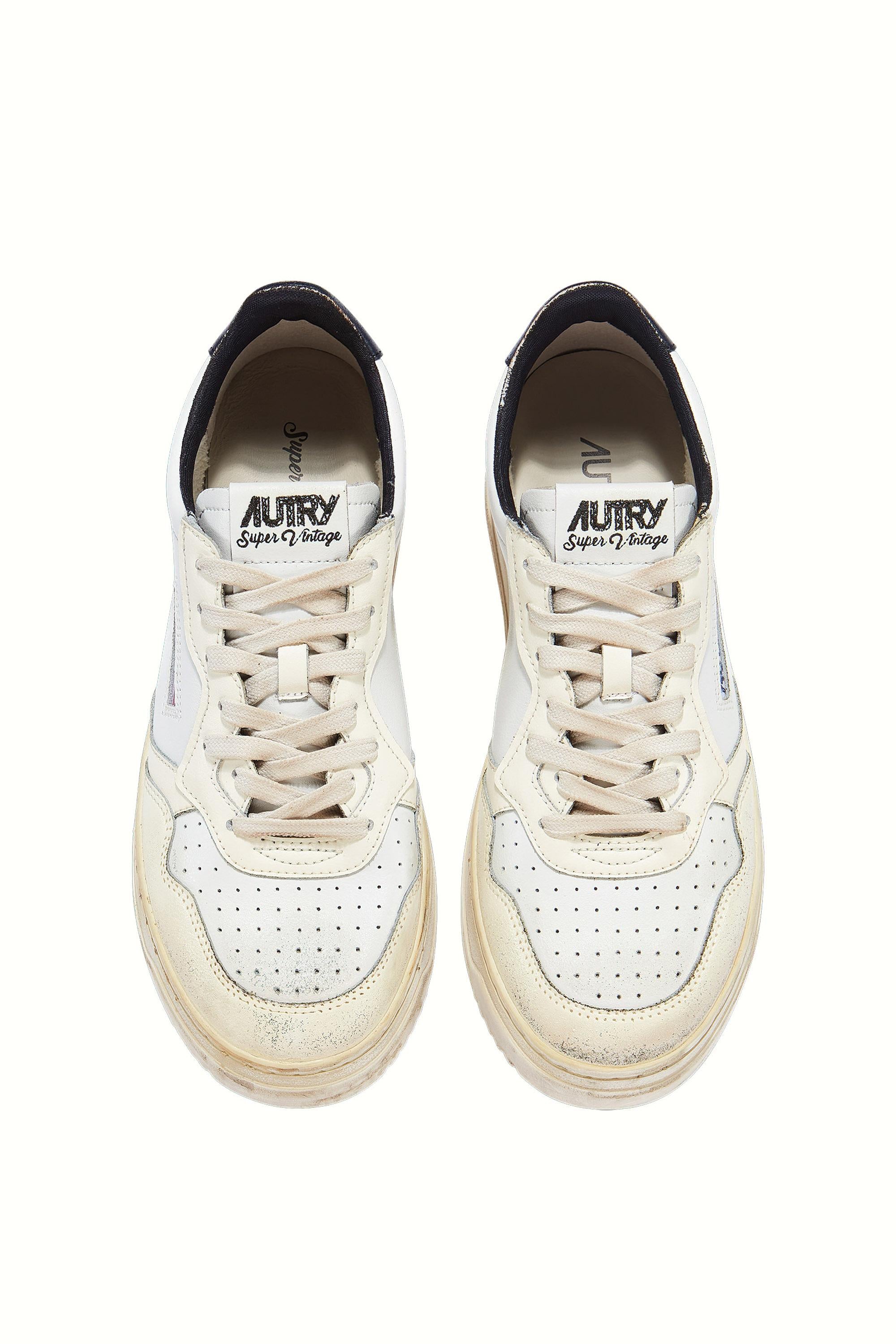 Sneaker donna Super Vintage in pelle AVLW SV32 WHT/WW/SP Autry 
